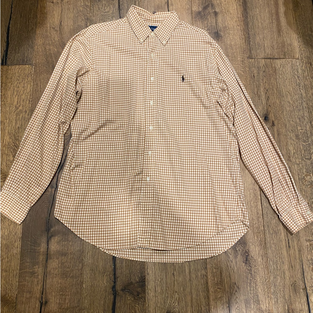 Long sleeve classic fit Polo Ralph Lauren button up - Size L